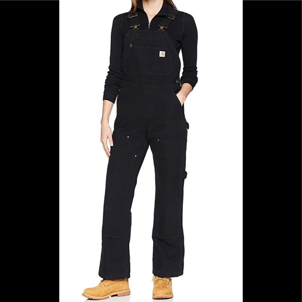 Carhartt Weathered Duck Unlined Bib Overalls